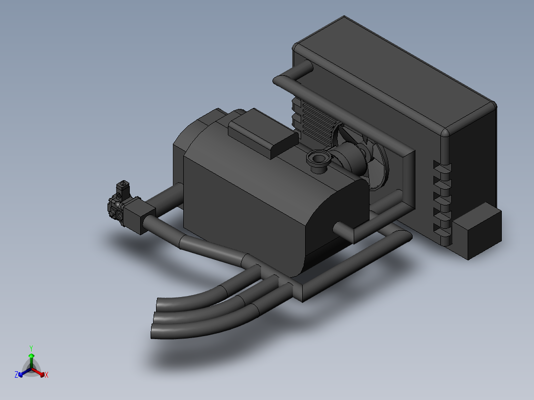 拖拉机水冷系统 (论文 三维 二维 有限元)