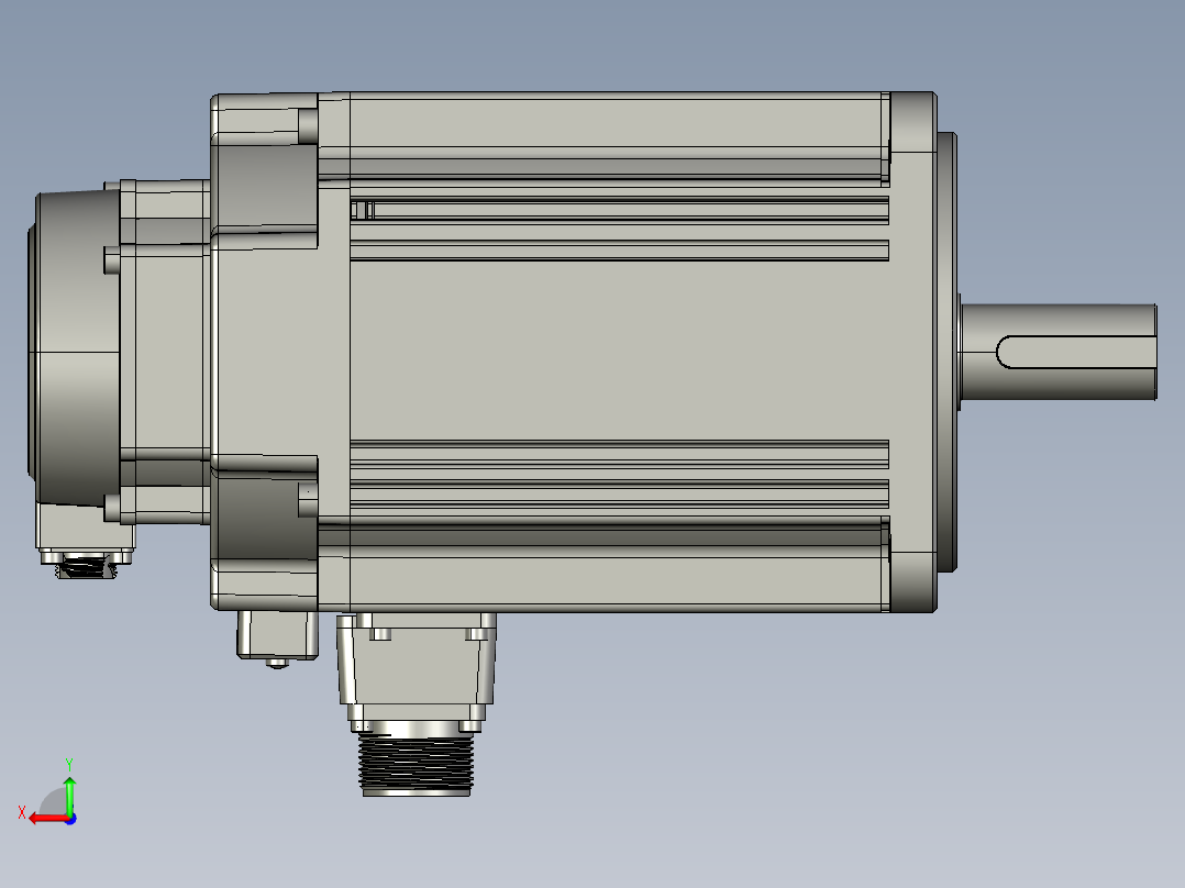 电机MS6G-130TL15BZ2-42P3后视图