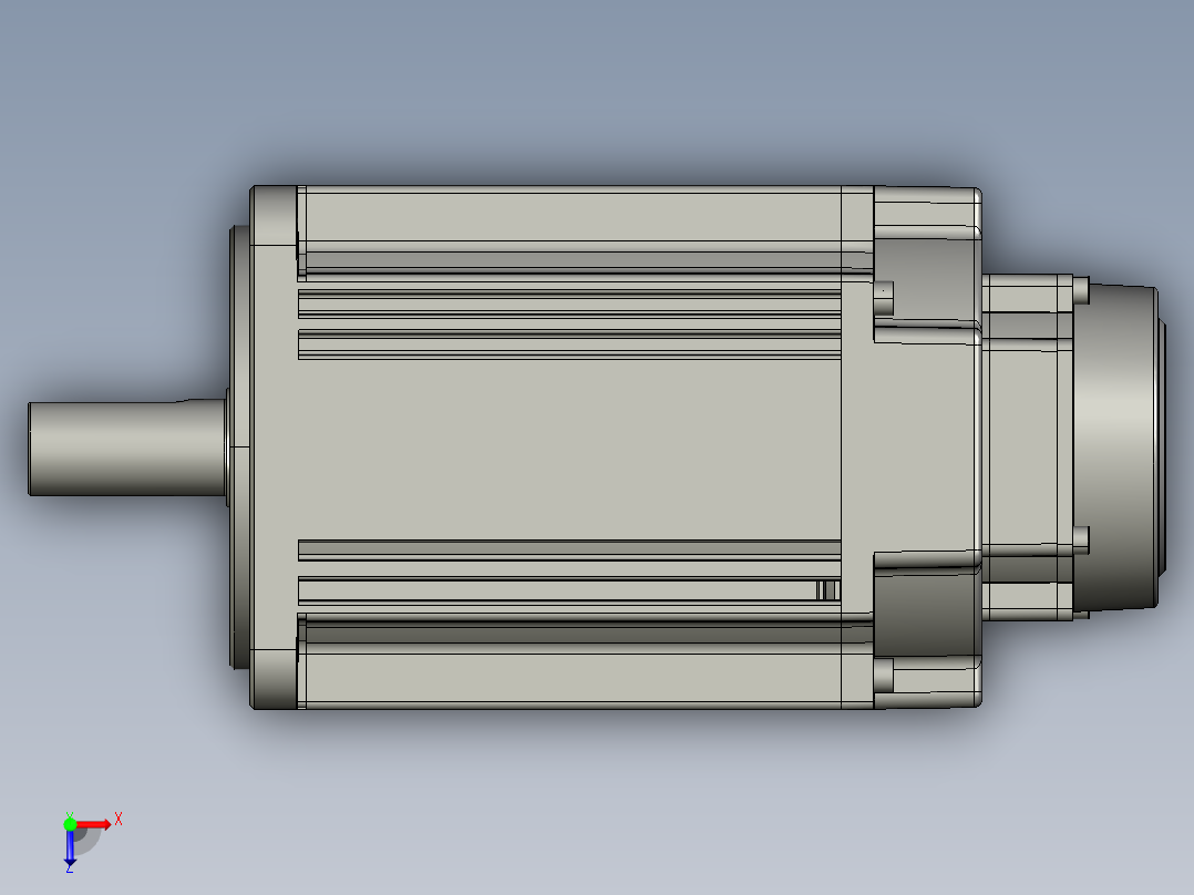 电机MS6G-130TL15BZ2-42P3俯视图