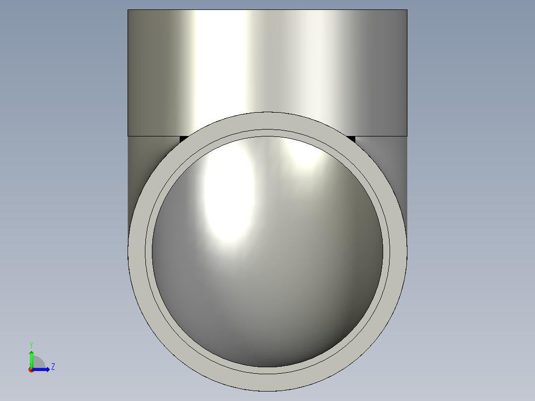 船舶管路系统SeaCor_90Elbow_SxS_37J106060_6in左视图