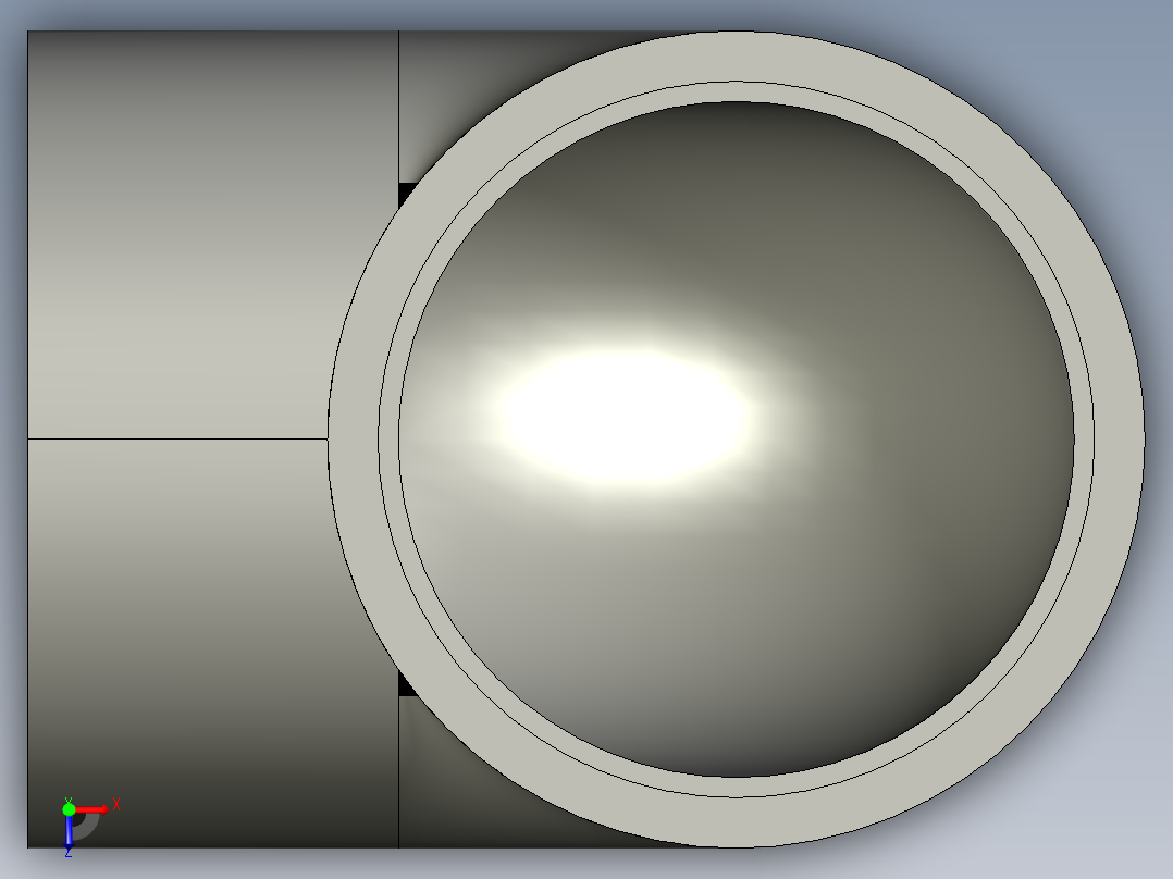 船舶管路系统SeaCor_90Elbow_SxS_37J106060_6in俯视图