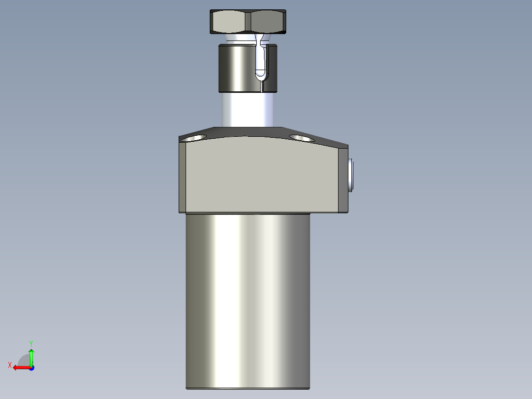 KOSMEKLHS0360-GL-Y60多系列多零件图纸模型后视图