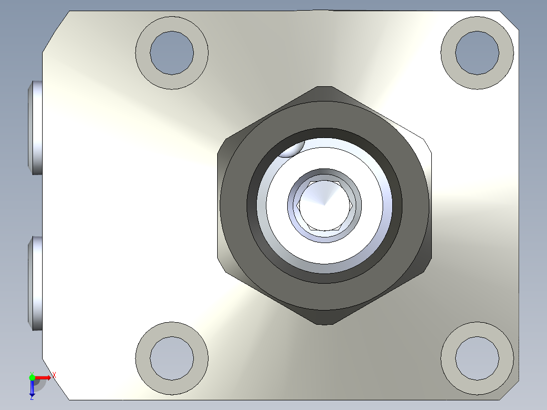 KOSMEKLHS0360-GL-Y60多系列多零件图纸模型俯视图