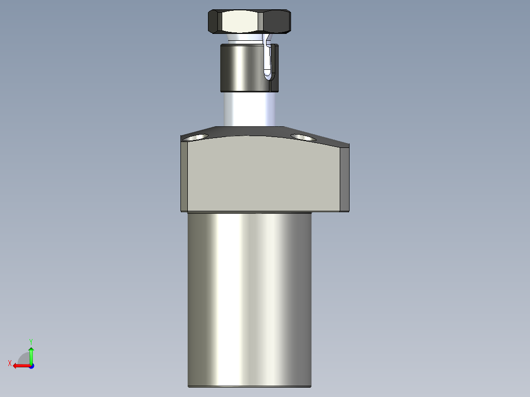 KOSMEKLHS0360-SL-Y45多系列多零件图纸模型后视图