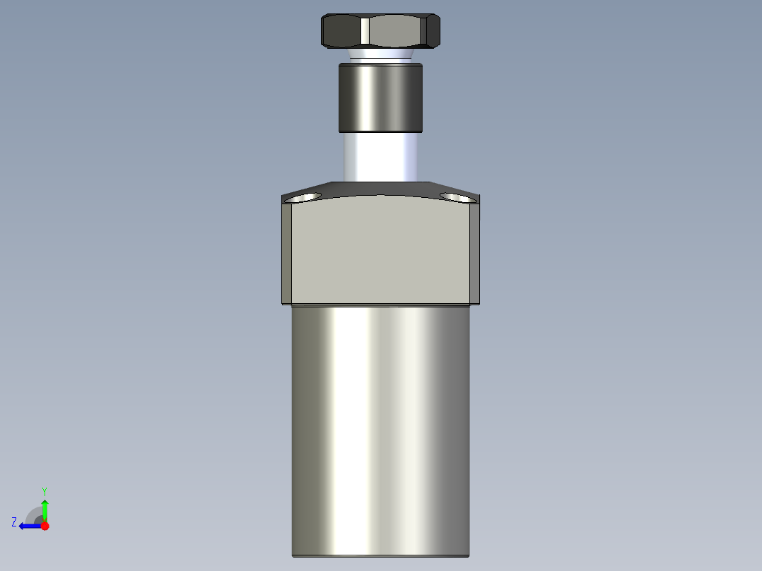 KOSMEKLHS0360-SL-Y45多系列多零件图纸模型右视图