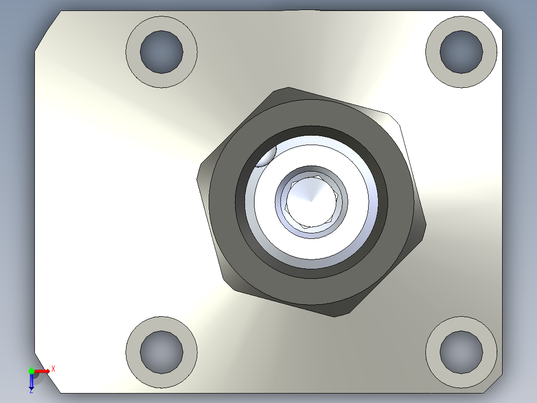 KOSMEKLHS0360-SL-Y45多系列多零件图纸模型俯视图