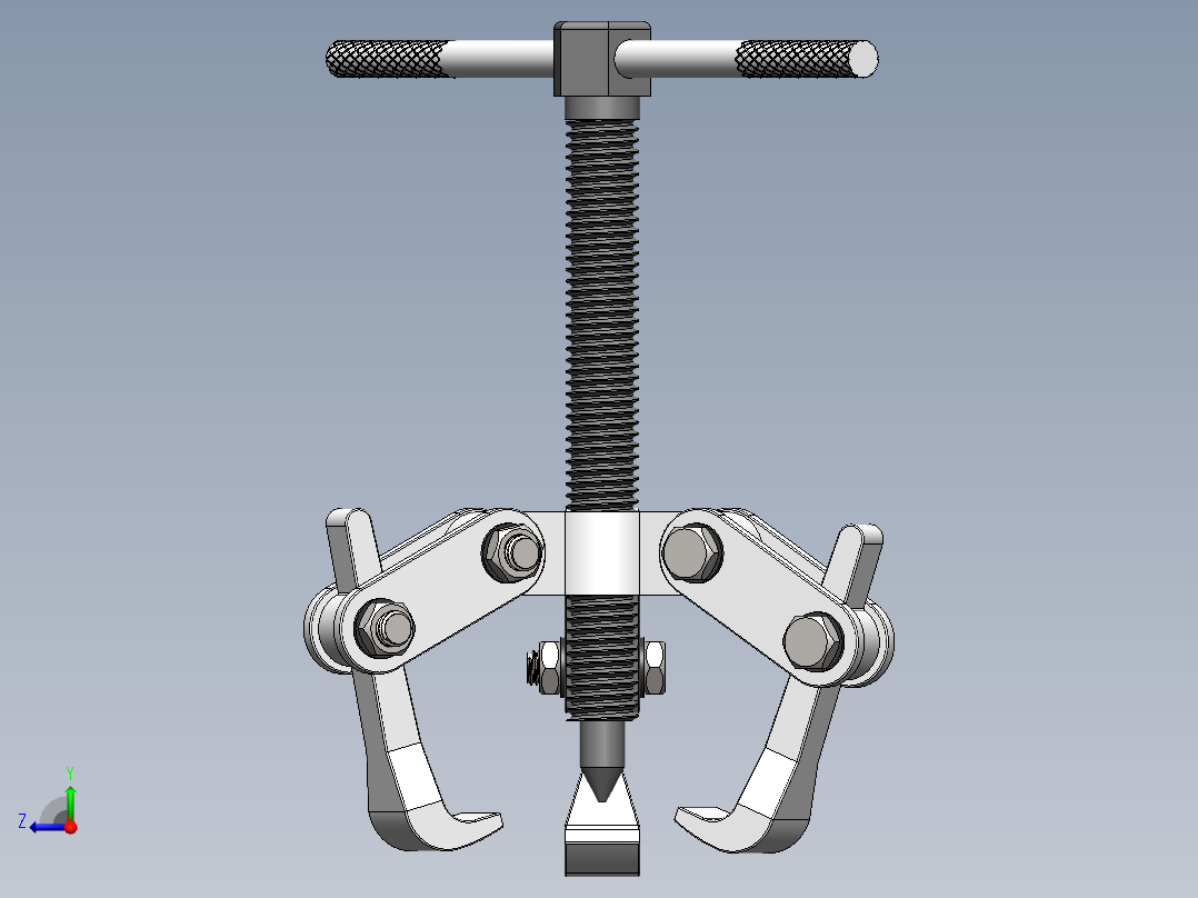 3指轴承拆卸工具右视图