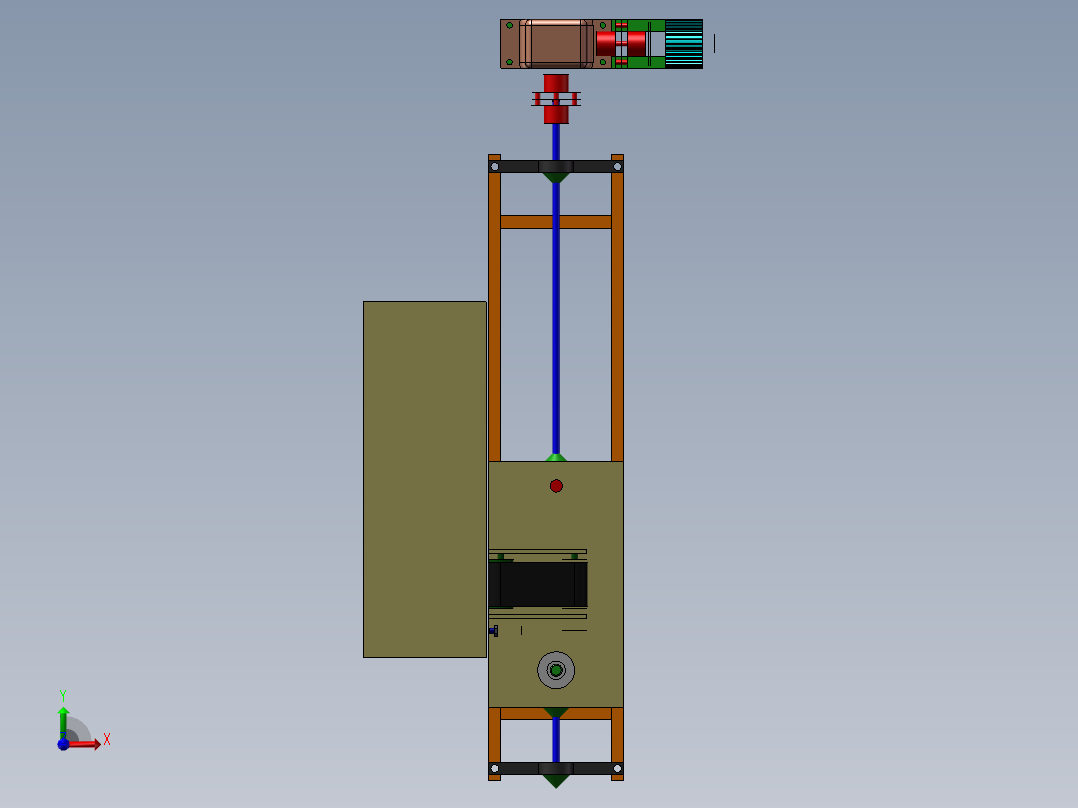 自动存储和检索系统前视图
