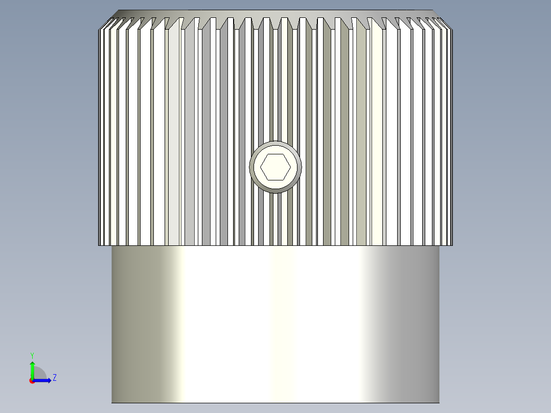旋轉把手(凸紋)IZP,IZP+K,IZP+GS多系列多零件图纸模型左视图