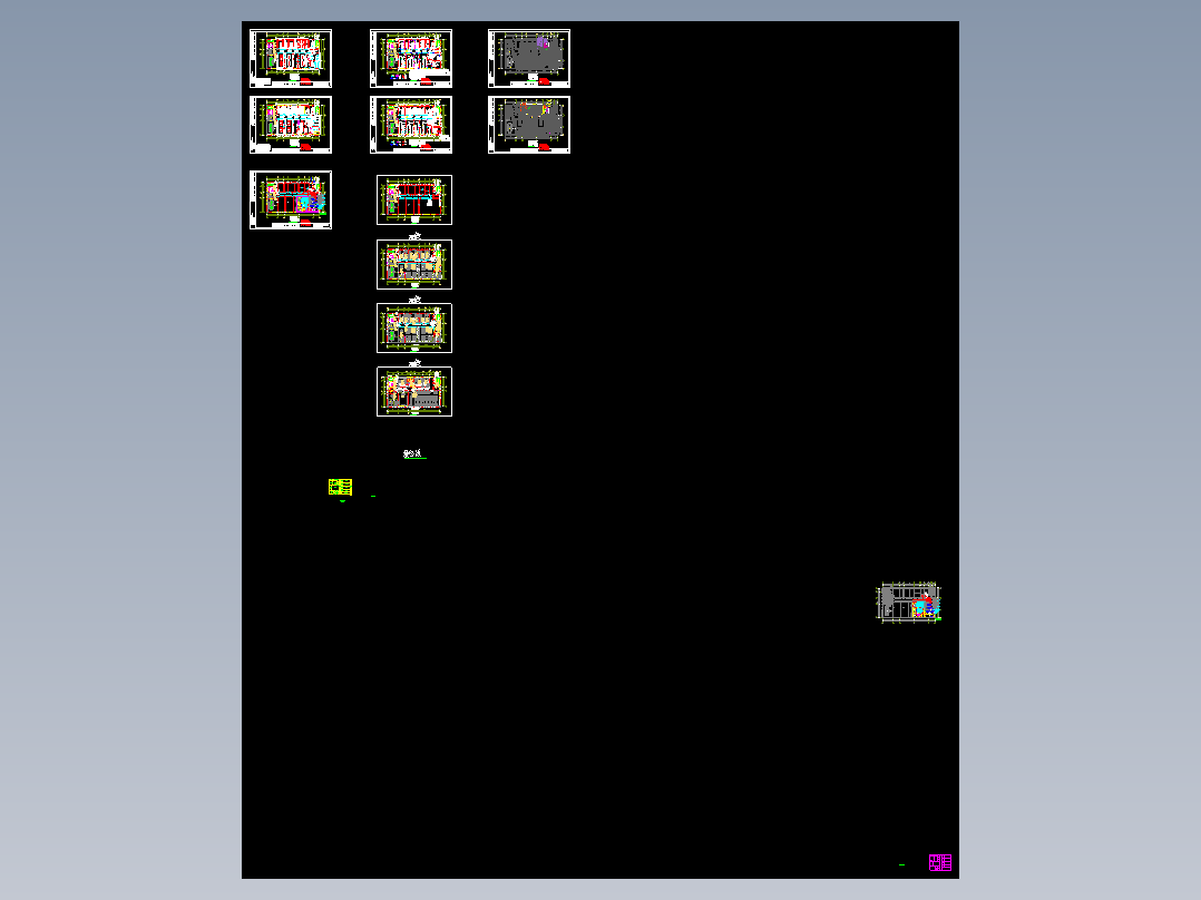 PCR实验室、微生物实验室图纸