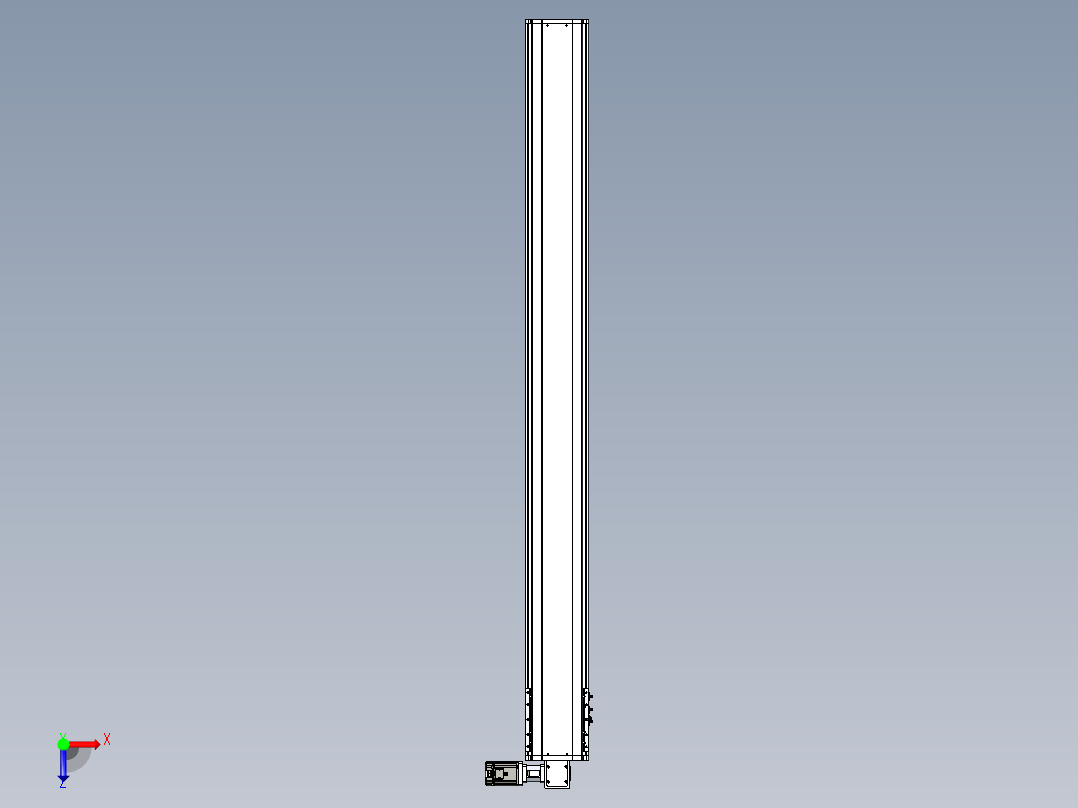 东锦同步带传动-直线滑台模组DH210B-L150-S2100-BL-P750W-C3俯视图