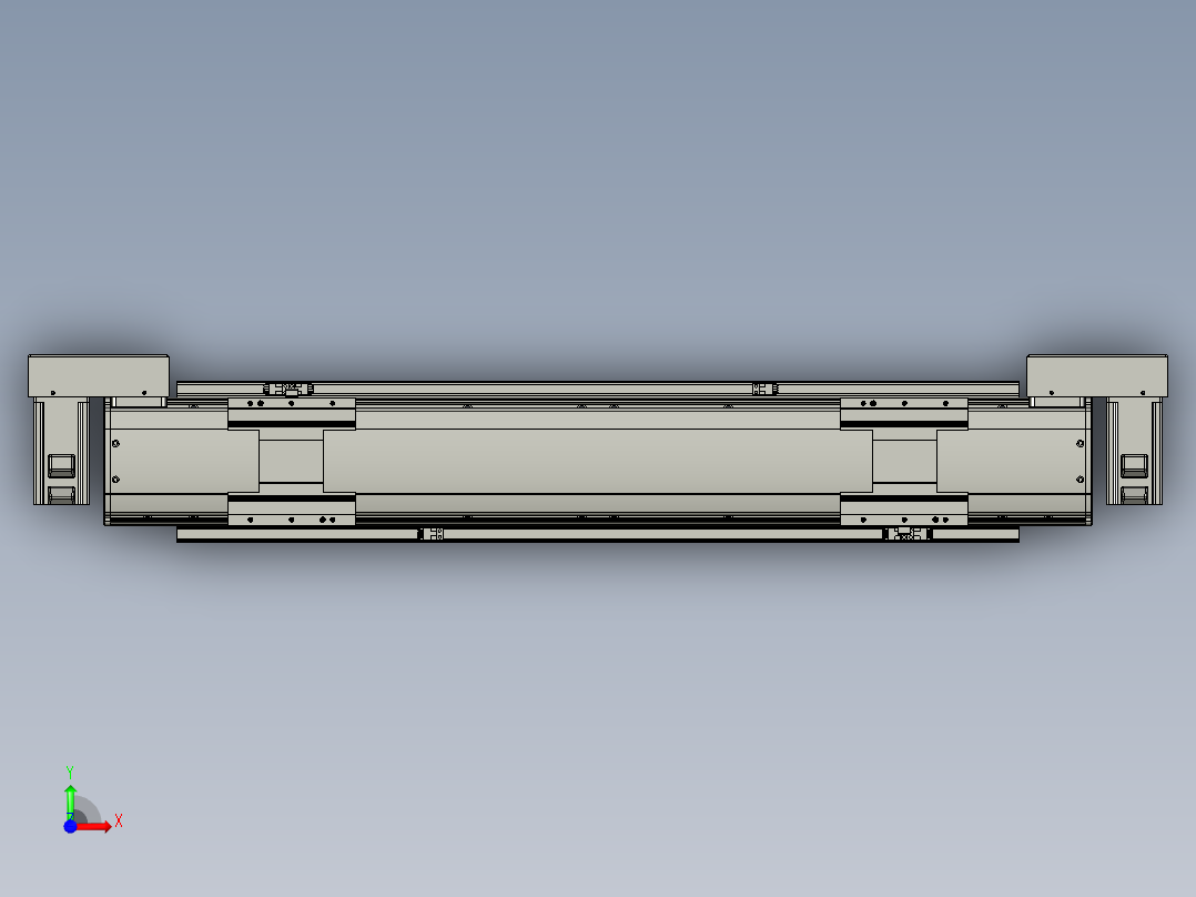 威洛博双电机滑台-VBF14S2-L50-S500-BLR-P40-C6前视图