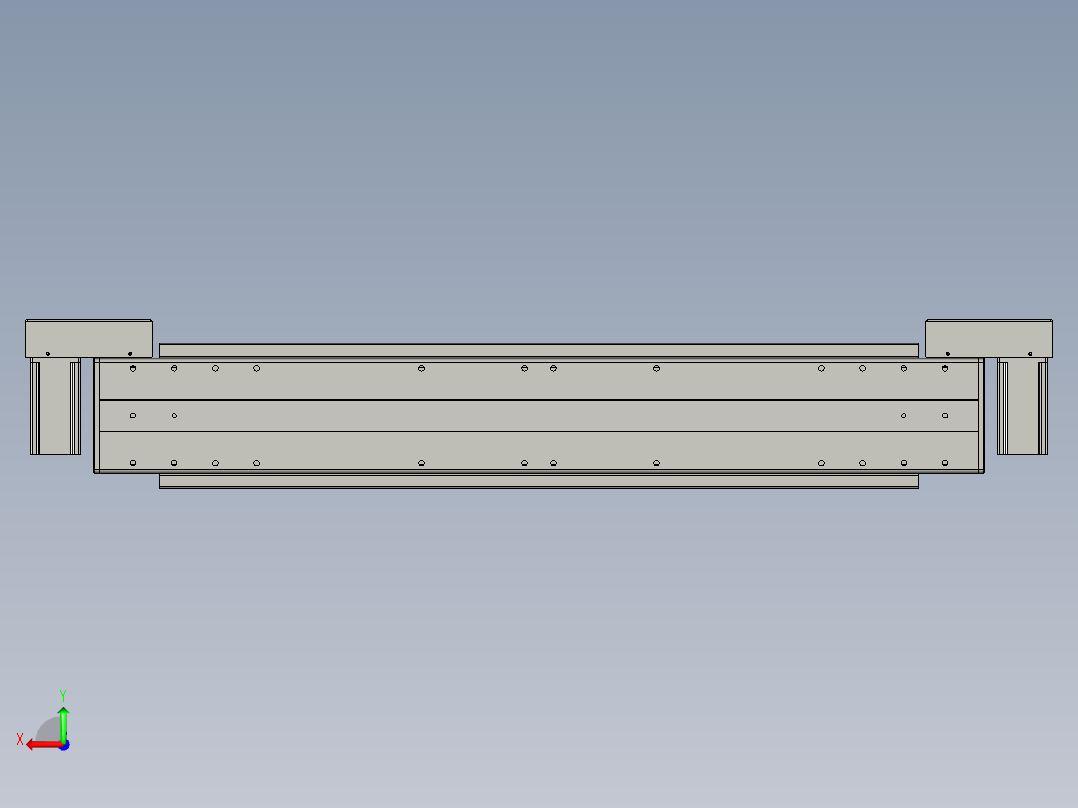 威洛博双电机滑台-VBF14S2-L50-S500-BLR-P40-C6后视图