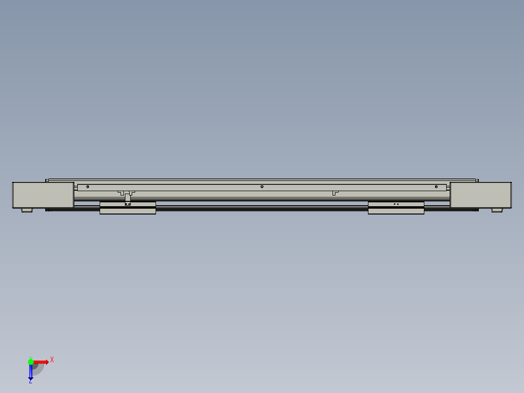 威洛博双电机滑台-VBF14S2-L50-S500-BLR-P40-C6俯视图