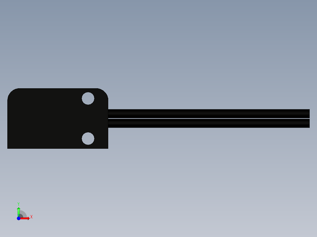 矩阵光纤_漫反射型FR-S18前视图