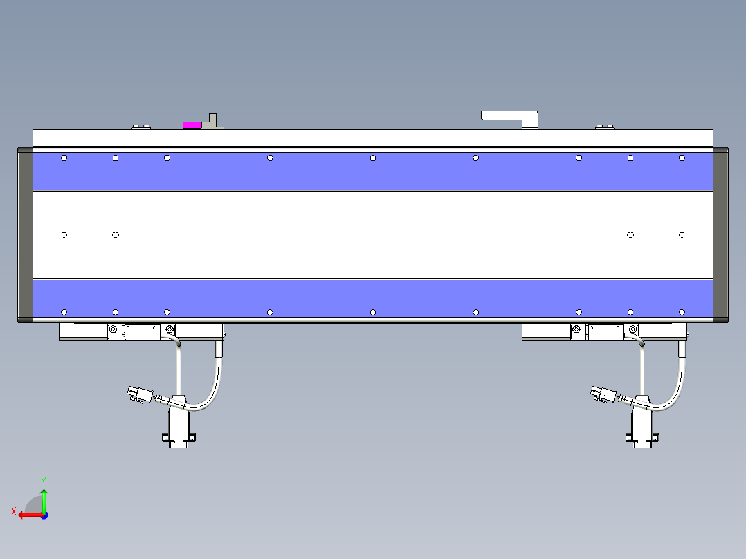 威洛博VL系列直线电机模组-2VL17E2-S250后视图