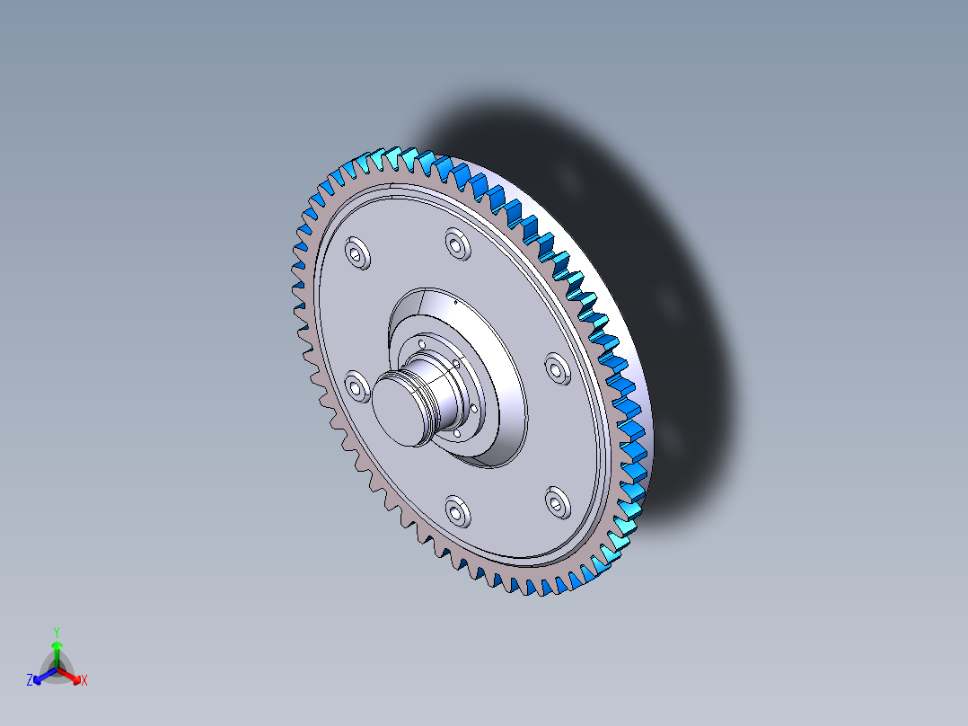 载重汽车螺旋弹簧离合器设计正等轴测图
