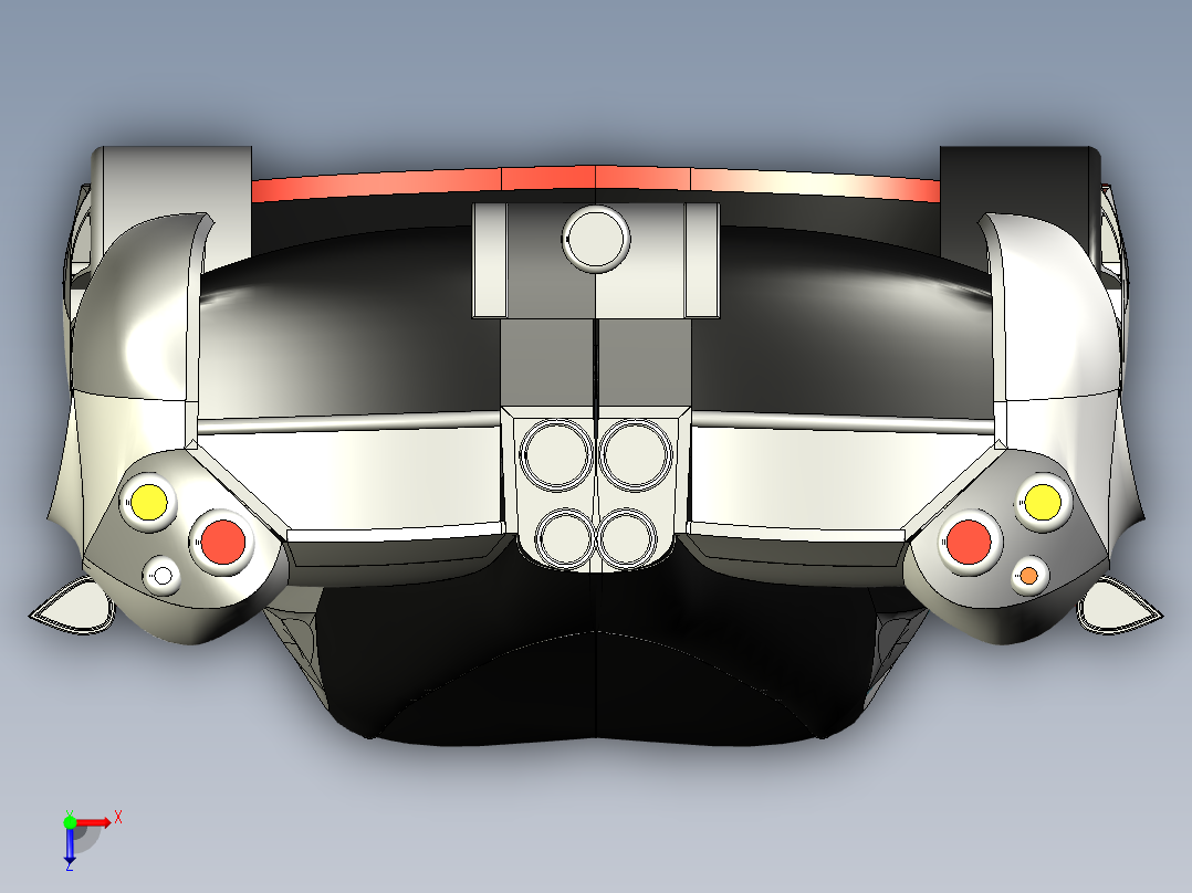 Pagani Huayra超级跑车俯视图