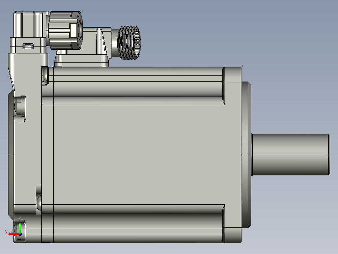 电机MS6H-60CM30B4-20P4.STEP后视图