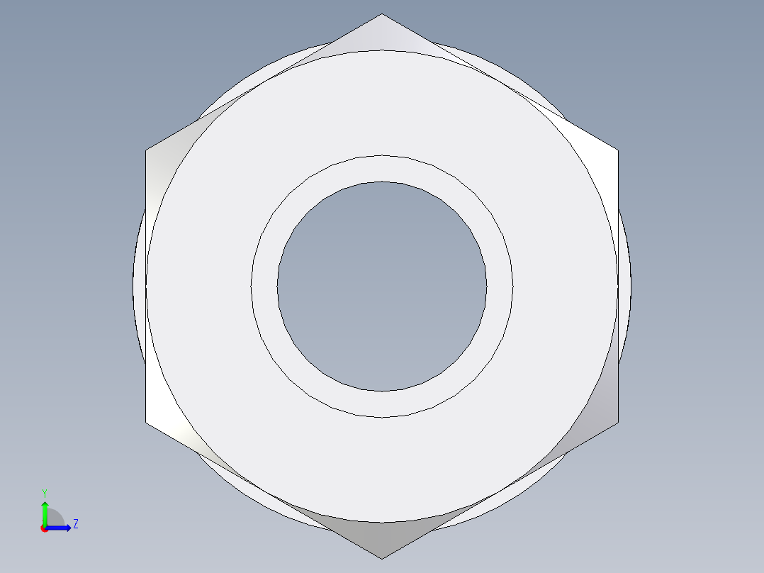卡套式工业通用硬管接头EO_Weld_bulkhead_fitting_ESV20ZS左视图
