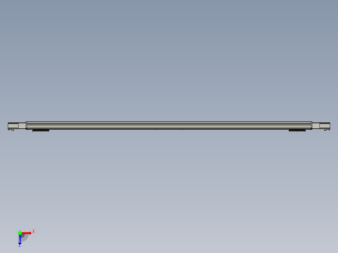 威洛博双电机滑台-VC14D2-S1100-BC-P40-C6俯视图