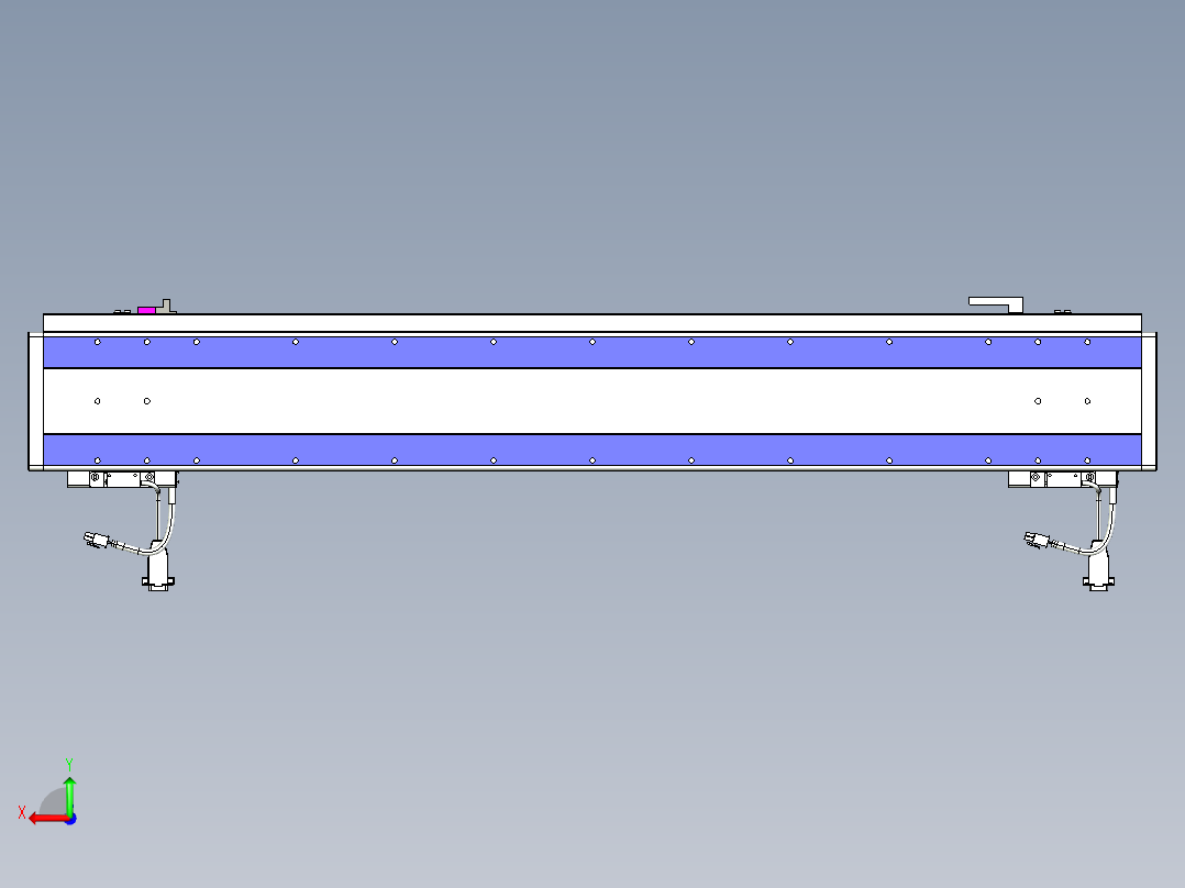 威洛博VL系列3d模型模组2VL14S1Y-S800后视图