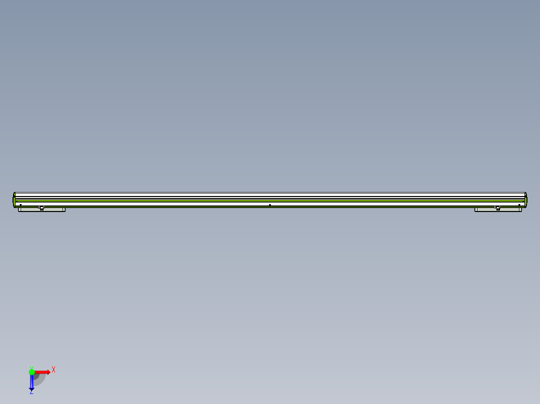 威洛博LC系列3d模型模组2LC14S2Y-S1800俯视图