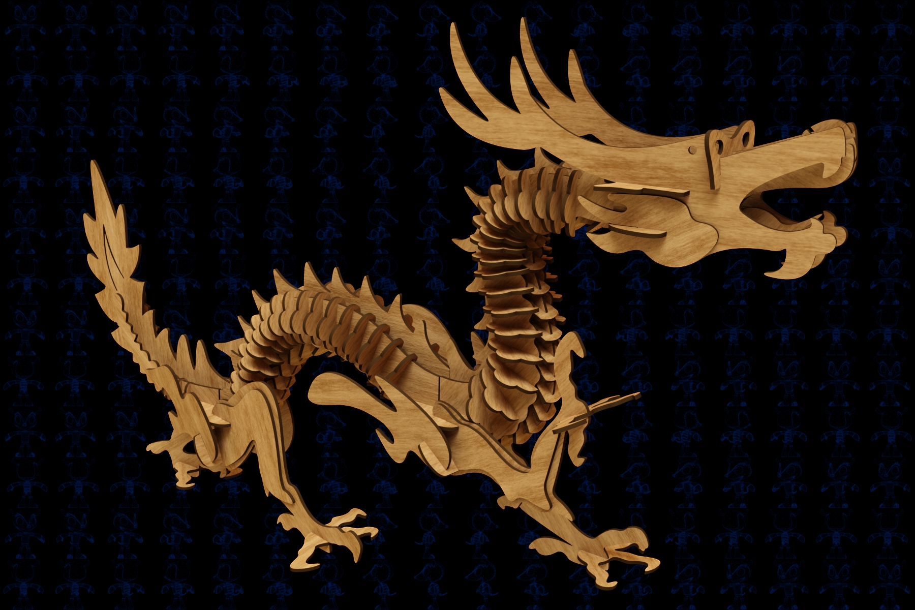 激光下料拼图中华龙CAD-x_t格式SOLIDWORKS 2016