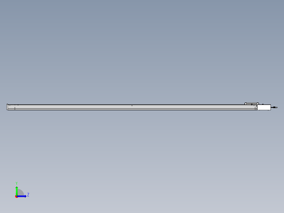 威洛博LB.GB同步带传动--欧规系列LB6A-L65-S2750-BR左视图