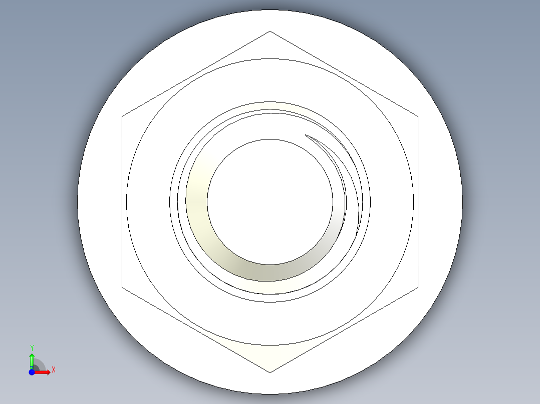螺栓和螺母-M5 X 0.8前视图