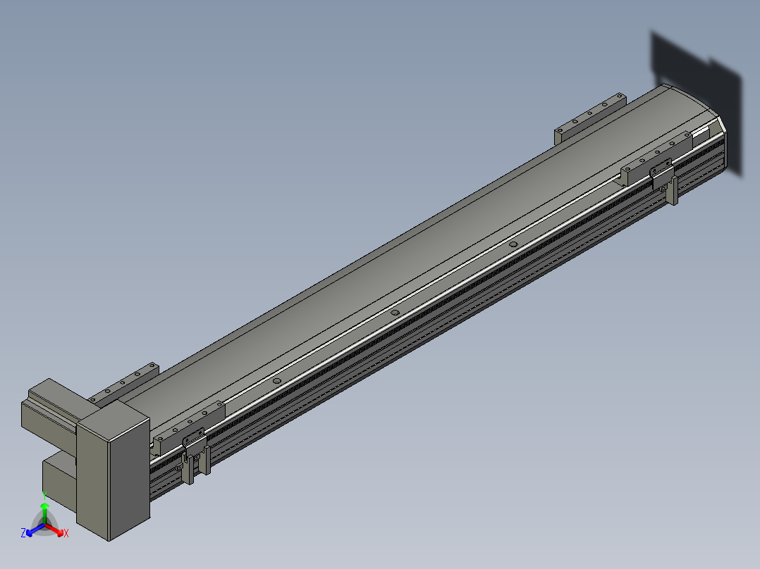 直线模组WG-LHB12-S750-RU设计图纸