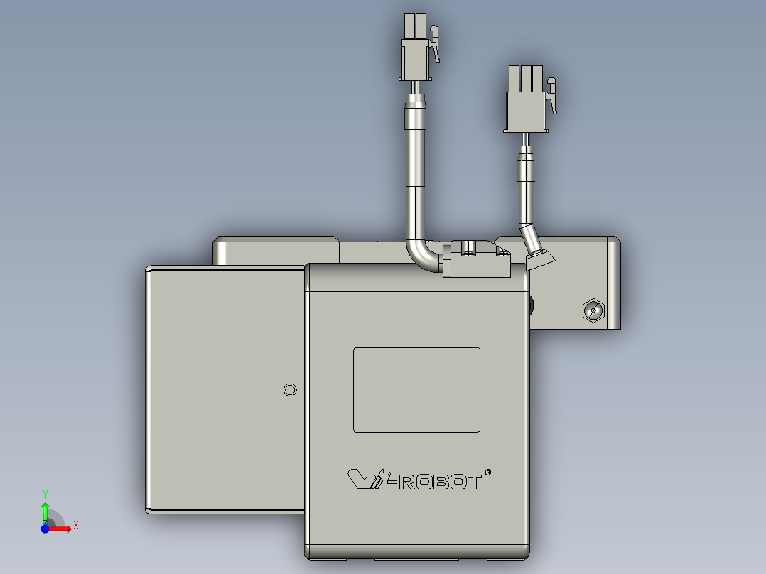 威洛博直线电机模组EB8-L100-S1050-BR-P75-MS3前视图