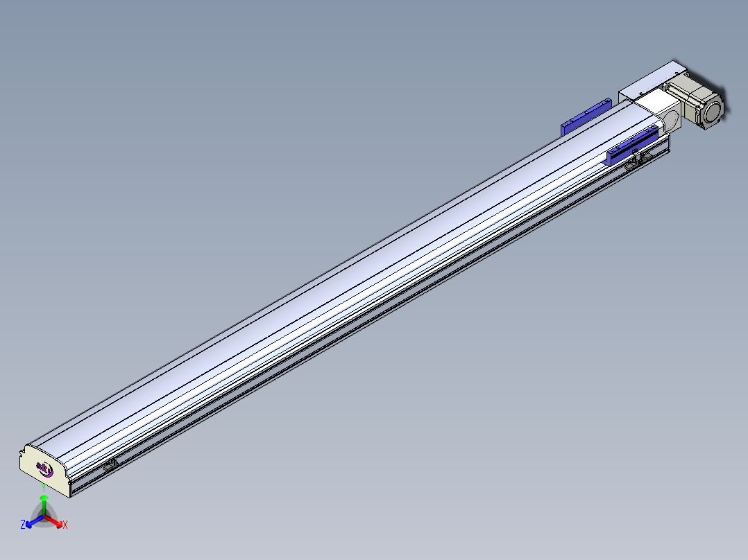 同步带滑台-半封闭B17H-L50-S1750-L-P75-D3