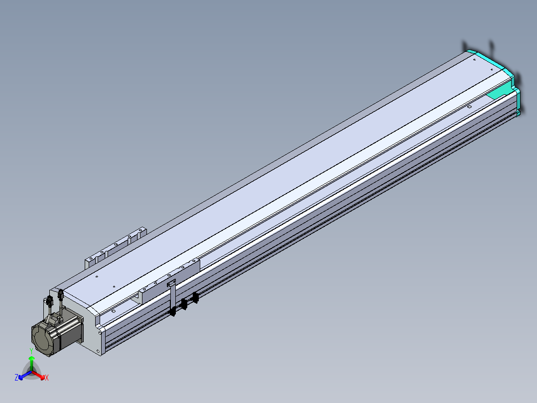 东锦丝杆传动-直线滑台模组DH210-C-L10-S1100-BC-P750W-C3