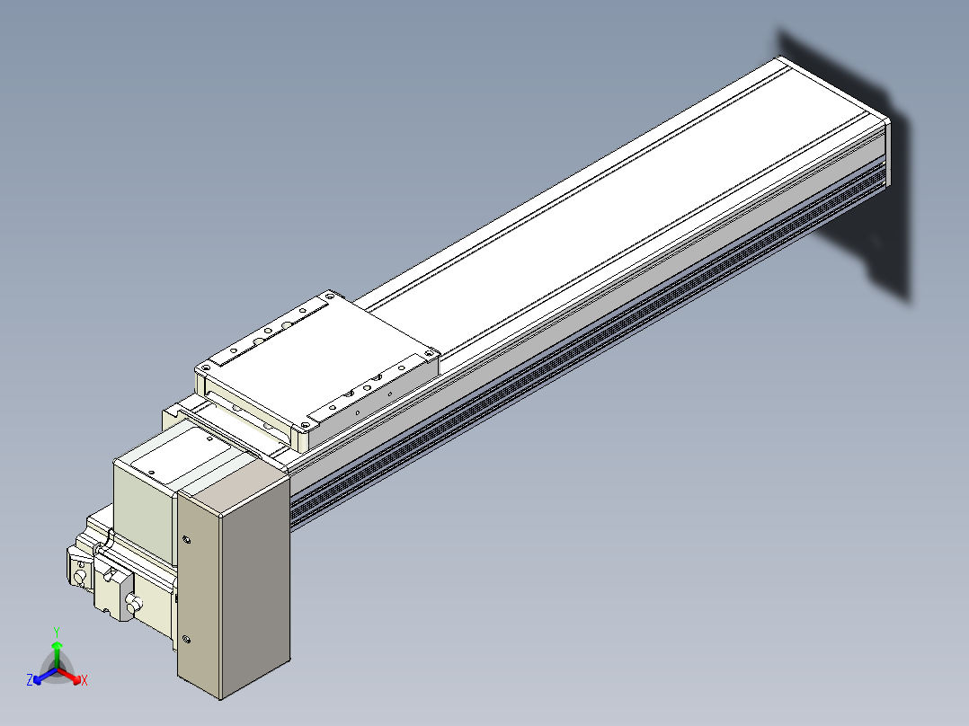 同步带全封闭直线模组TPA-HCB-105D-90-L350-RP-Y-P20-N3