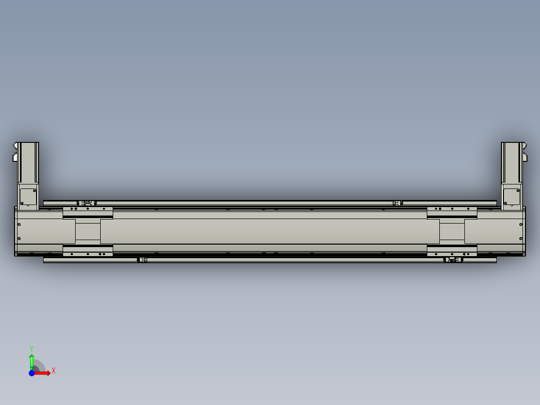 威洛博双电机滑台-VBF14S2-L100-S850-BLR-P40-C6前视图