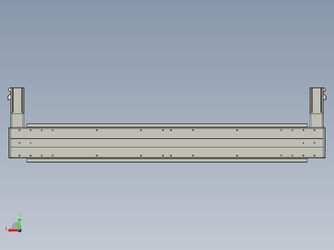 威洛博双电机滑台-VBF14S2-L100-S850-BLR-P40-C6后视图