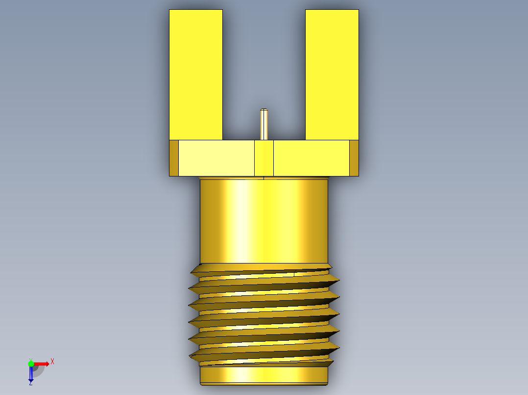 SMA接口68俯视图
