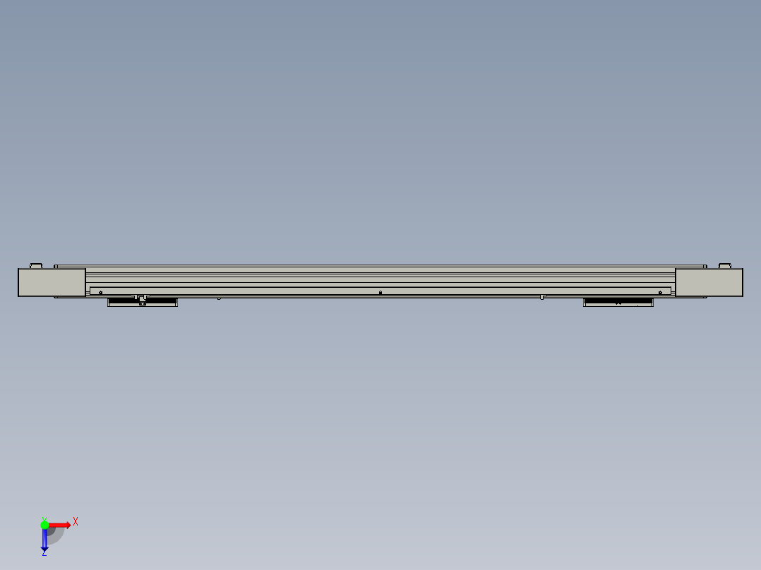 威洛博双电机滑台-VBC14S2-L50-S900-BLR-P40-C6俯视图