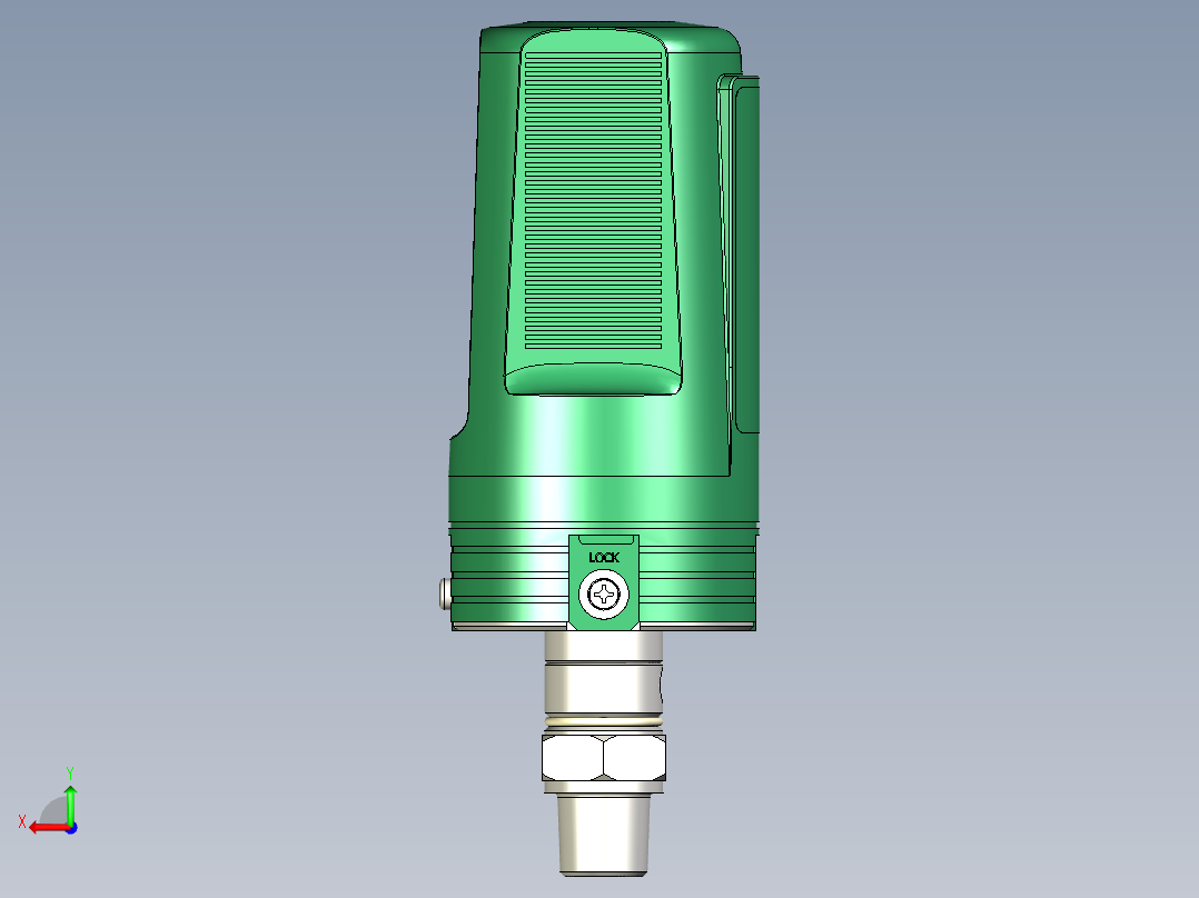 无线压力传感器XS530后视图