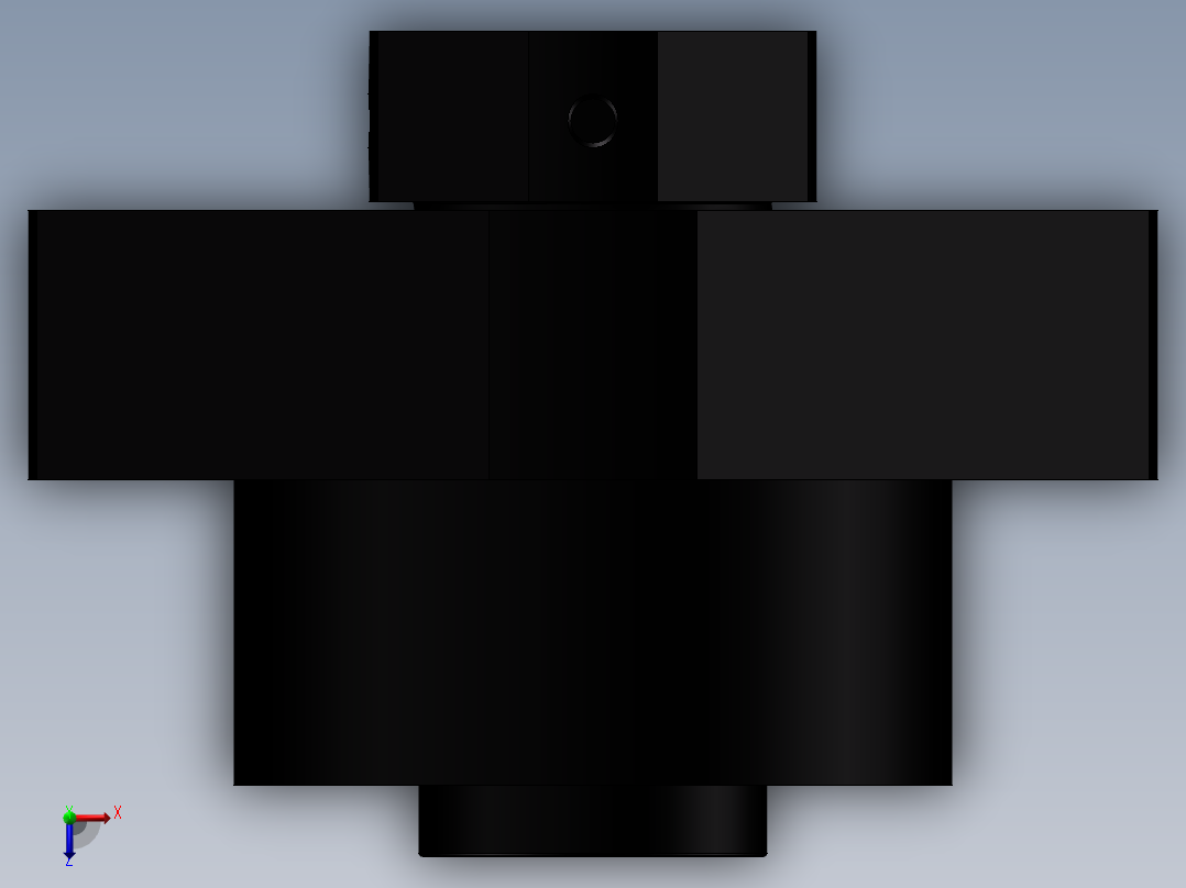 丝杆固定侧LEB01-15俯视图