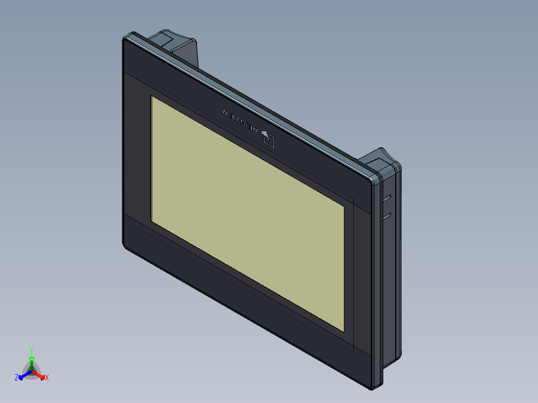 威伦触摸屏正等轴测图