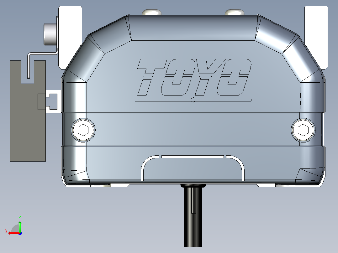 Toyo东佑达直线模组-ETH12-700-BC-100W+煞車后视图