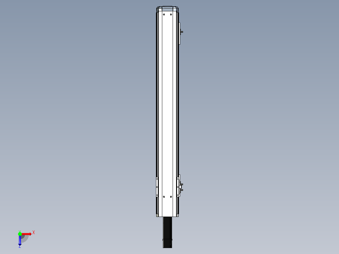 Toyo东佑达直线模组-ETH12-700-BC-100W+煞車俯视图