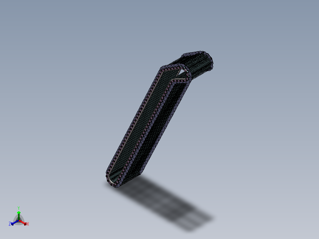 回转式格栅输送机3d图纸 除污机SW图纸 回转式格栅除污机3d模型正等轴测图