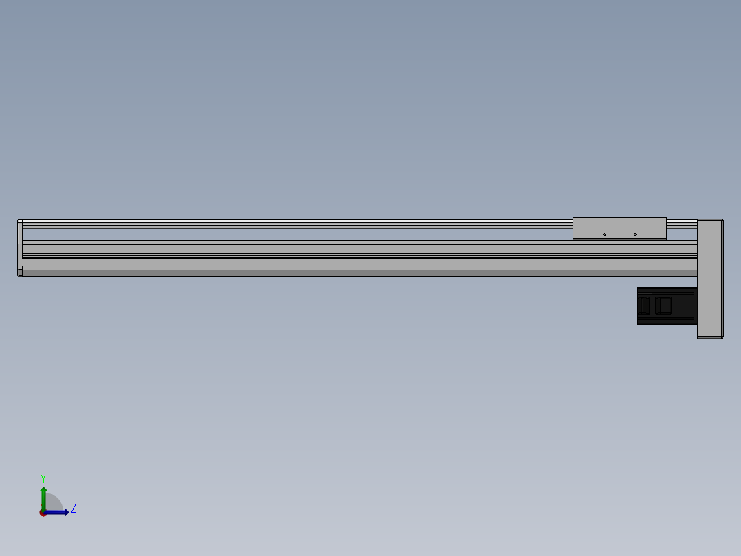 精密模组MY170-T10-850L-BM-P40B-C4-C左视图
