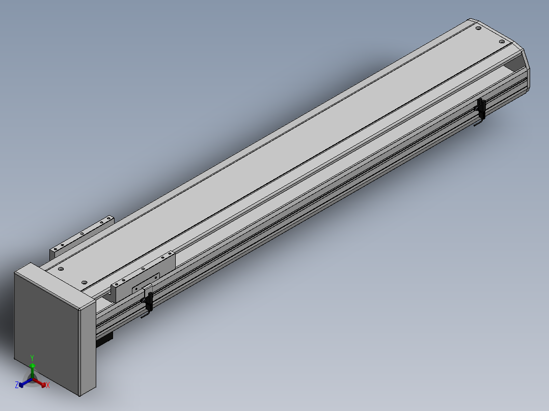 精密模组MY170-T10-850L-BM-P40B-C4-C正等轴测图