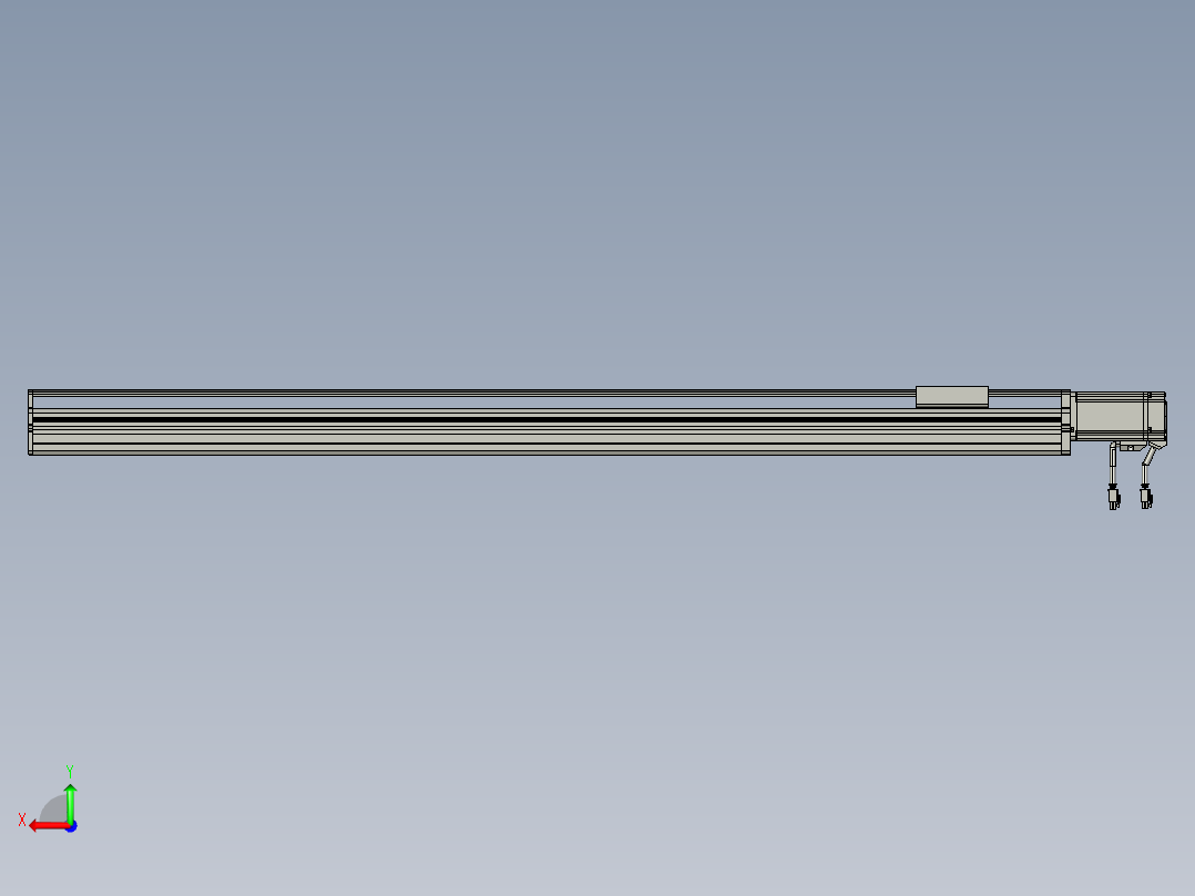 东锦丝杆传动-直线滑台模组DH85-C-L10-S1050-BC-P400W-C3后视图