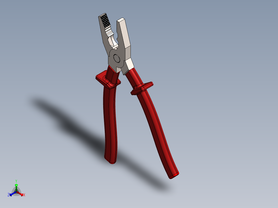 钳子 (21)正等轴测图