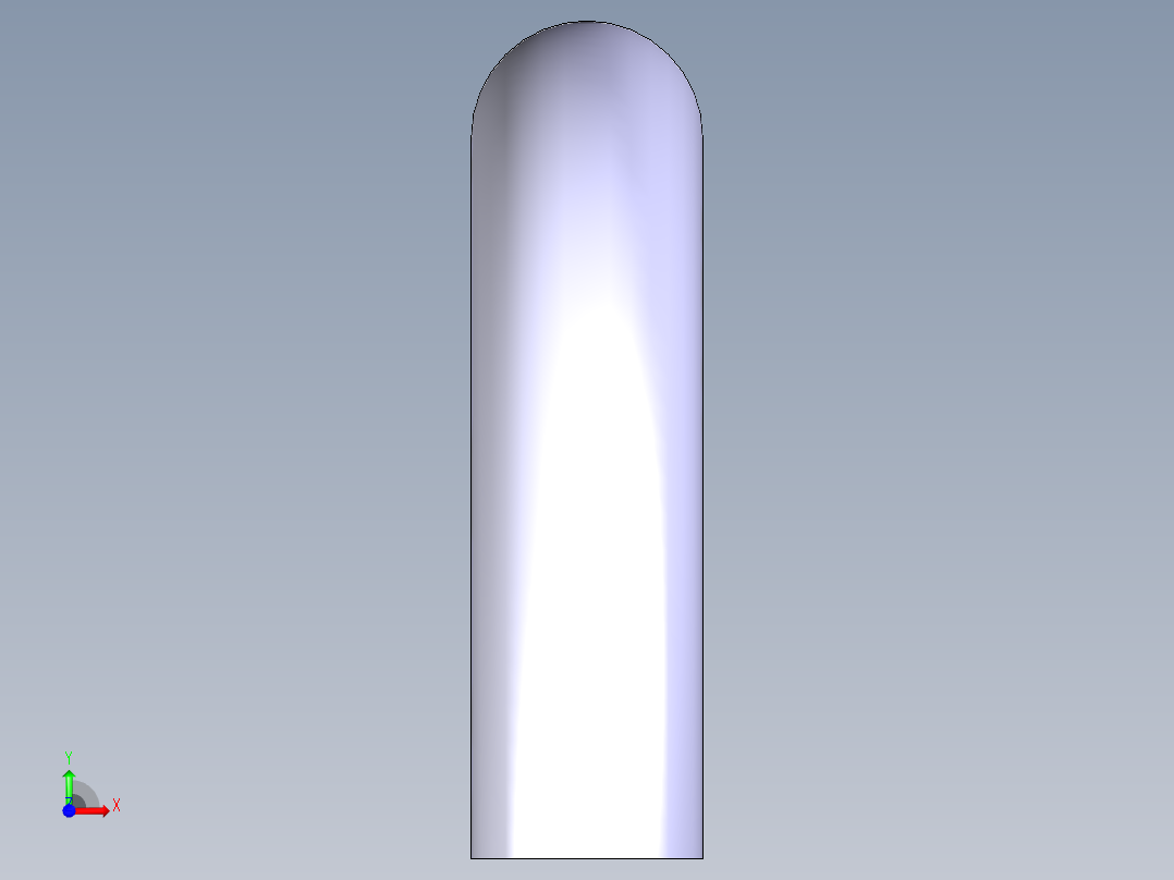 焊接弯头前视图